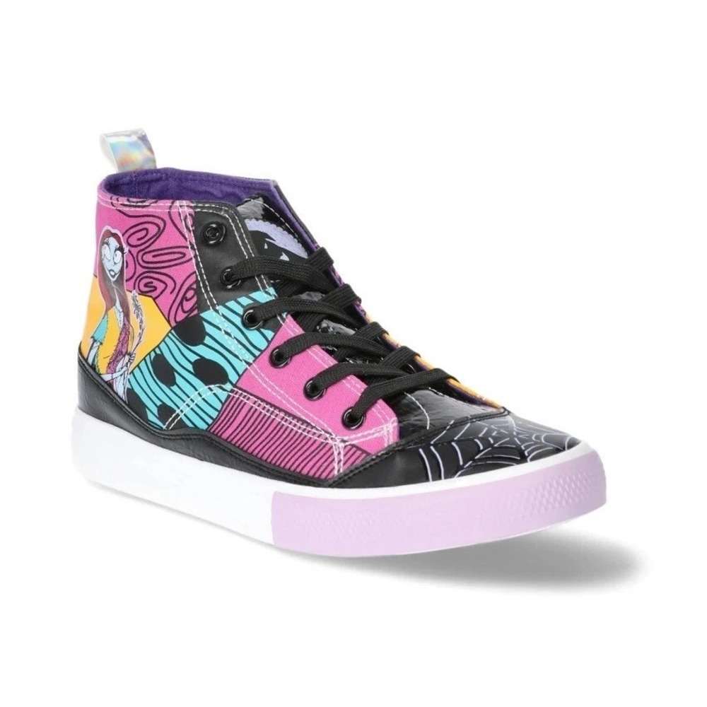 New Disney Nightmare Before Christmas Sneakers Women's 9.5 Hi Top Tennis Shoes - Picture 2 of 14